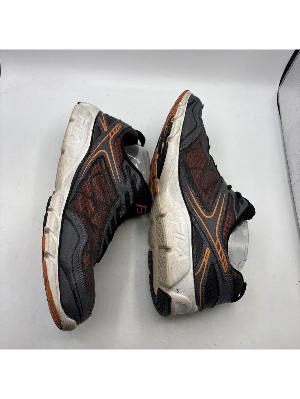 Mens Fila Ascente Trail Running Sneakers Shoes - Wide - Castlerock Size 10.5 Men